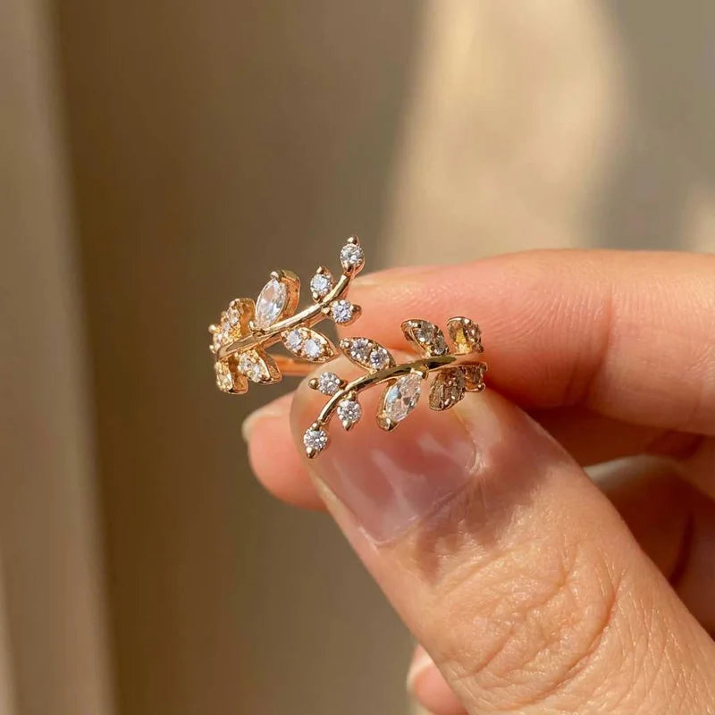 Ring - Sterling "Leaf"