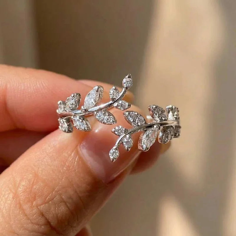 Ring - Sterling "Leaf"