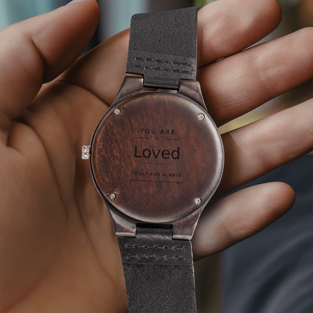 Men's Watch Sandalwood "You Are Loved"