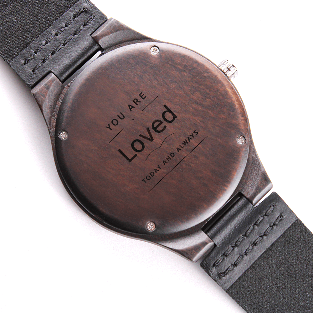 Men's Watch Sandalwood "You Are Loved"