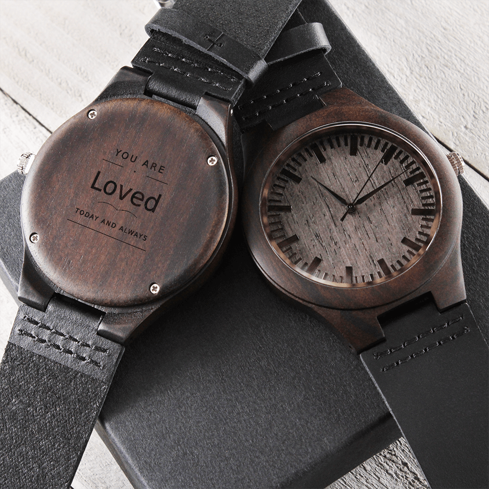 Men's Watch Sandalwood "You Are Loved"
