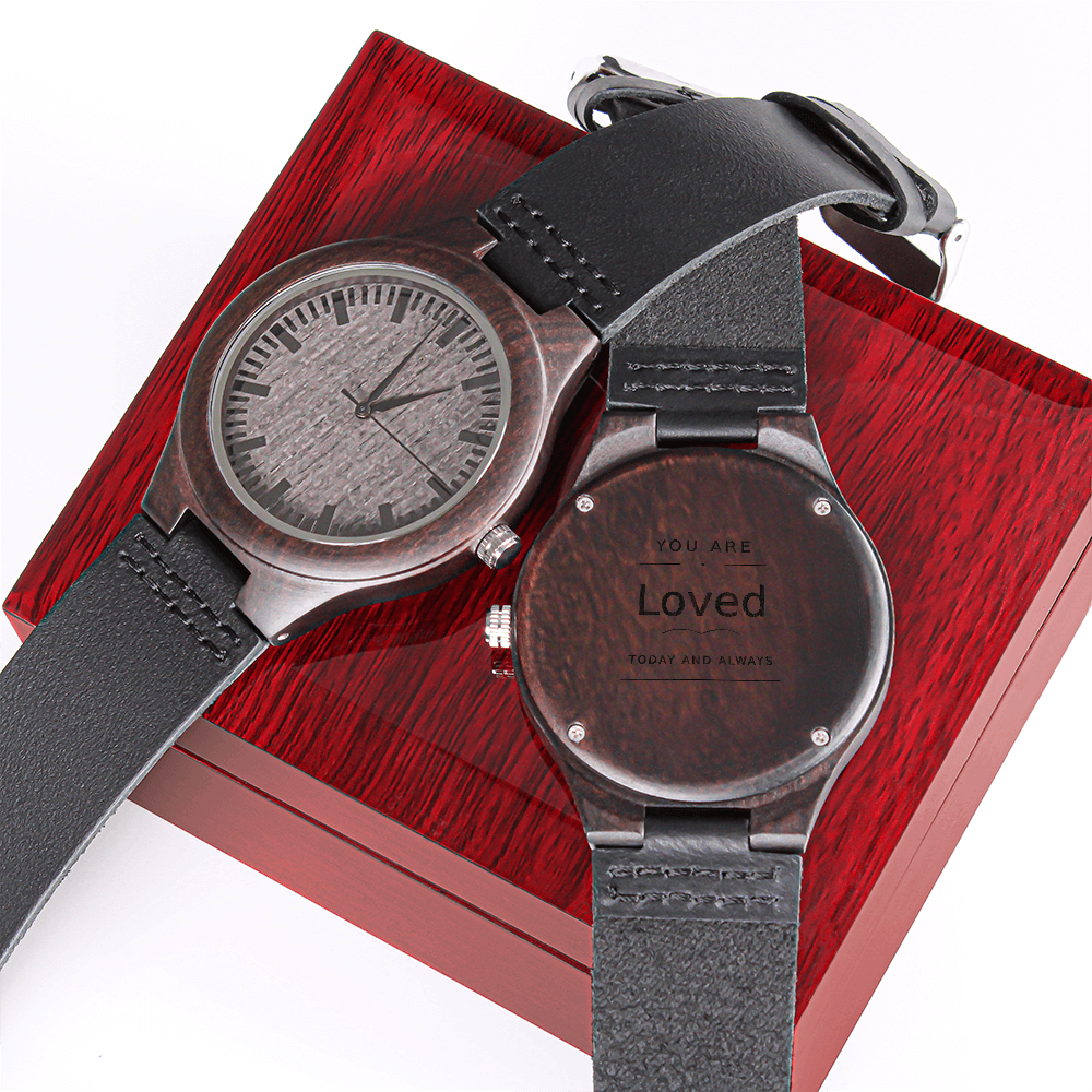 Men's Watch Sandalwood "You Are Loved"