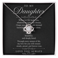 Necklace "To My Daughter"
