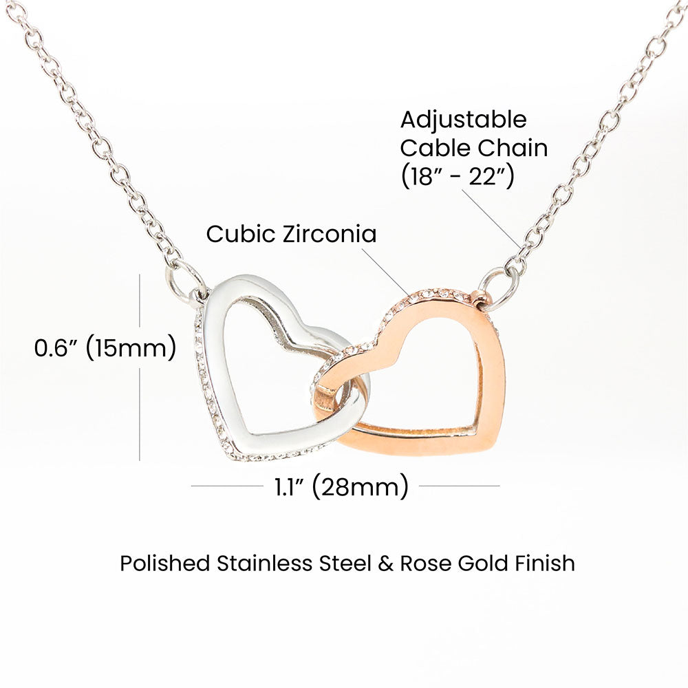 Interlocking Hearts Necklace - No MC