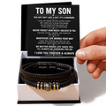 The Legacy Bond Bracelet "To My Son"