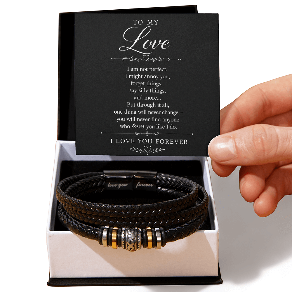 Men's Bracelet "To My Love"