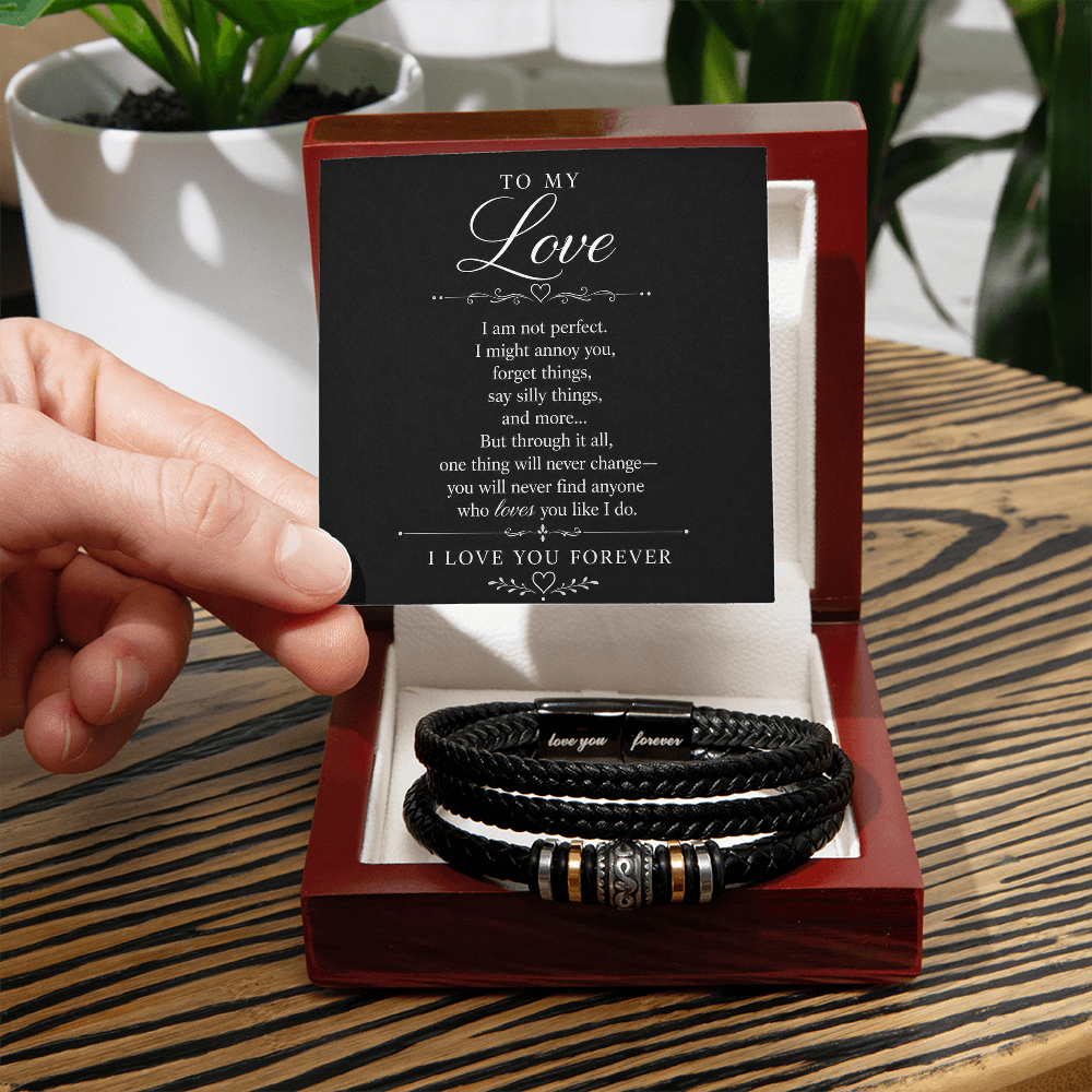 Men's Bracelet "To My Love"