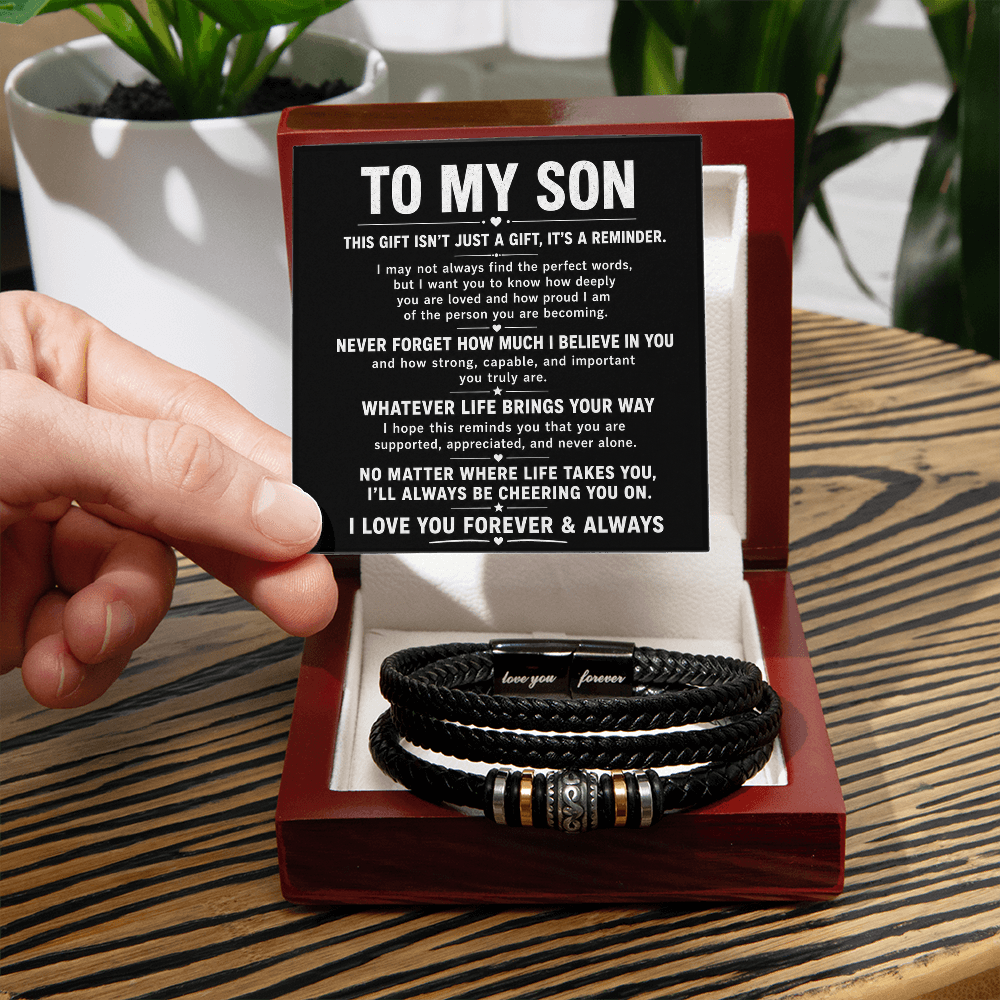 The Legacy Bond Bracelet "To My Son"