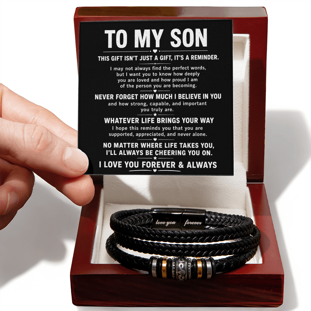 The Legacy Bond Bracelet "To My Son"