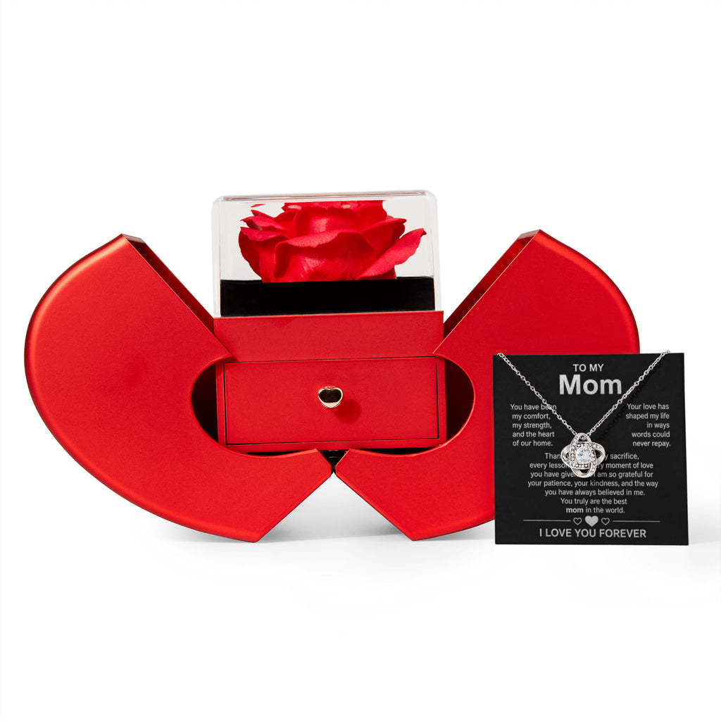 Necklace Rose Box "To My Mom"